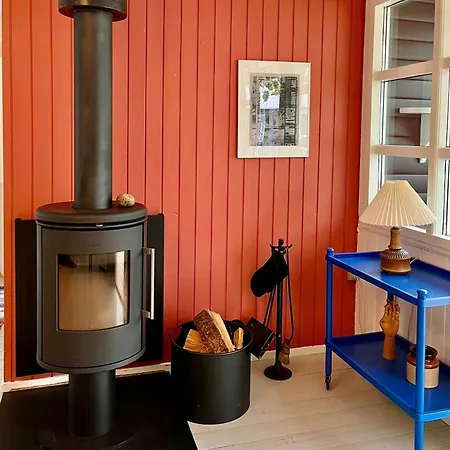 Black Wooden Summerhouse Near