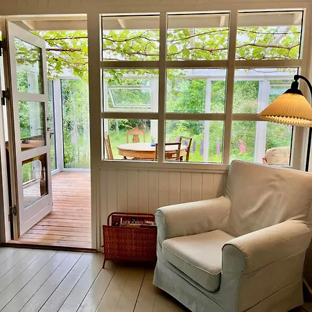 Black Wooden Summerhouse Near