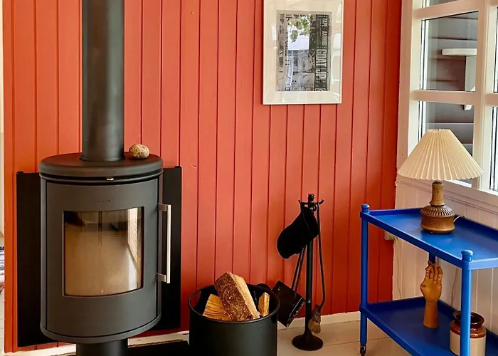 Black Wooden Summerhouse Near